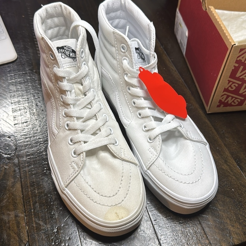 Vans Men's White High-Top Sneakers